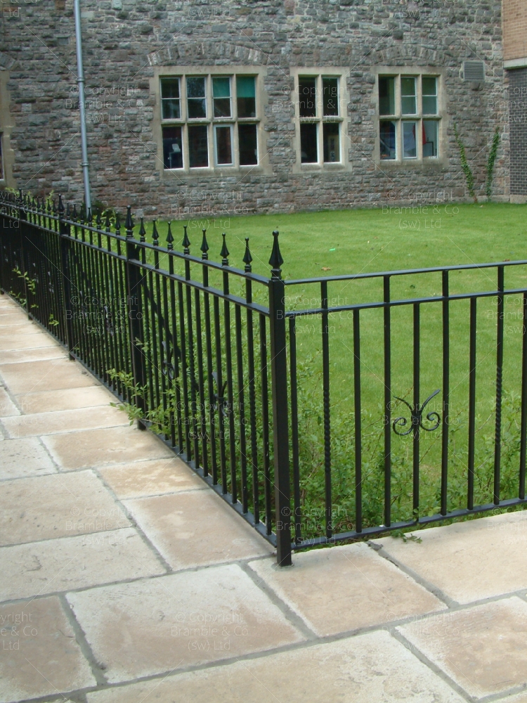 Bespoke Wrought Iron Railings, Devon, Somerset